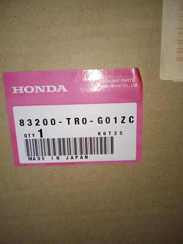  Honda 83200TR0G01ZC