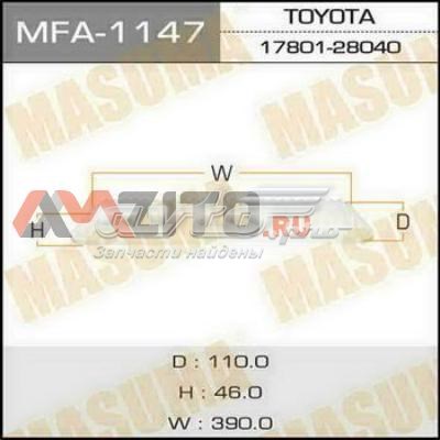 Повітряний фільтр MFA1147 Masuma