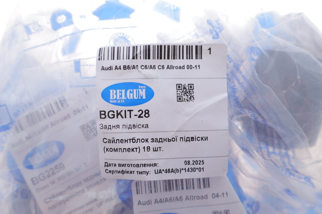 Купити Сайлентблоки задньої балки Audi A6 Allroad C6 4FH