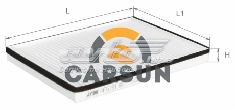 Фільтр повітряний обігрівача Alpha Filter AF5191 ціна, від 3.54 USD