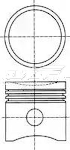 Поршень в комплекті на 1 циліндр, STD 8745000000 Nural
