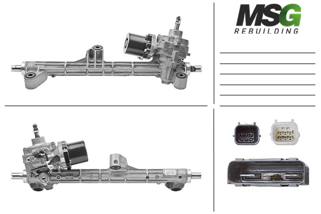 Управління рульове в зборі MSG Rebuilding HO411NLF0R ціна, від 245.86 USD