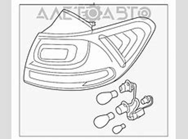 Купити FP4038F1E Depo/Loro/Abakus Ліхтар задній