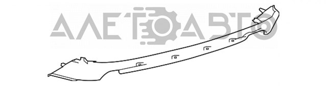 Бампер задній, нижня частина Toyota 5216953010 ціна, від 51.88 USD
