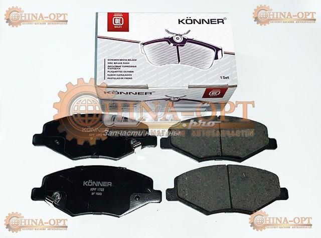 Гальмівні колодки Konner KPF1722 ціна, від 10.12 USD