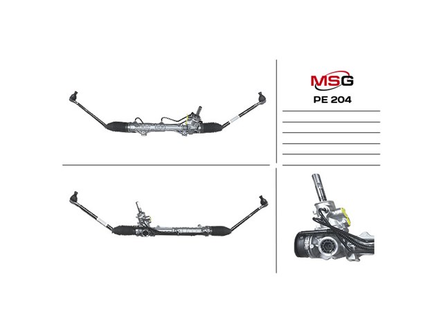 Купити PE204 MSG Рульова рейка