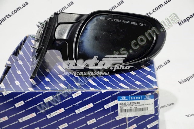 Ліве бічне дзеркало Hyundai/Kia 876102W012 ціна, від 116.81 USD