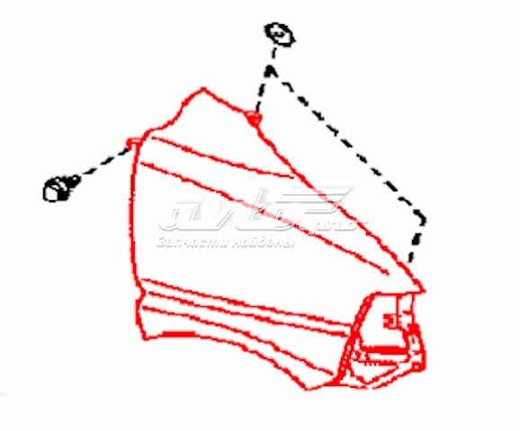  Крило переднє праве Toyota Hiace 4