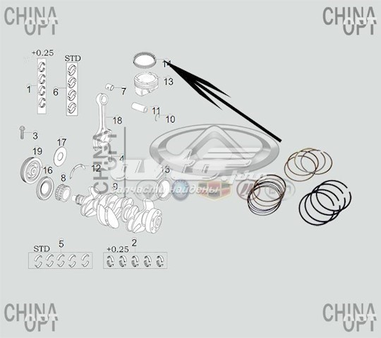  E4G16BJ1004030 Market (OEM)