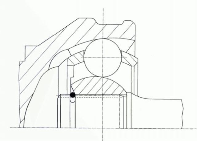 ШРУС зовнішній GKN-Spidan 0036101