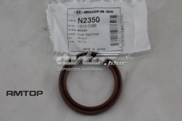Сальник коленвала двигуна, передній Musashi N2350 ціна, від 4.37 USD