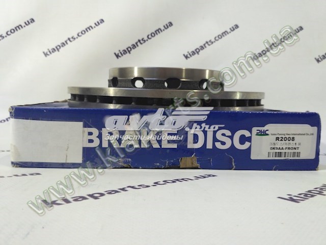 Диск гальмівний передній VALEO R2008