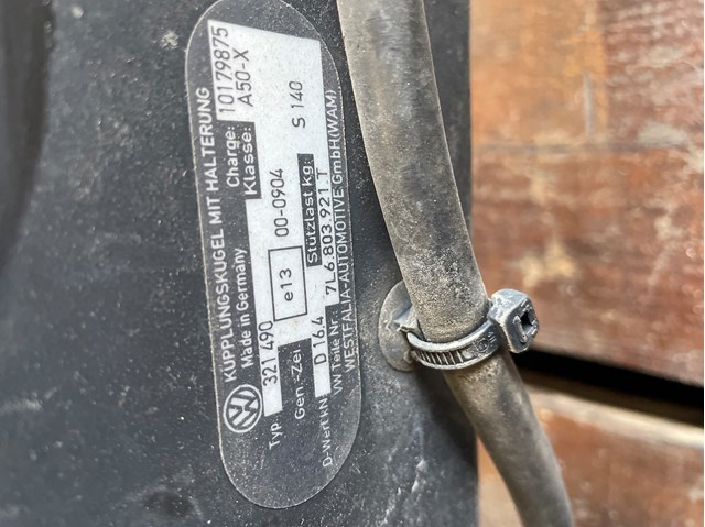 Купити 7L0803882 Porsche Фаркоп, куля причіпного пристрою