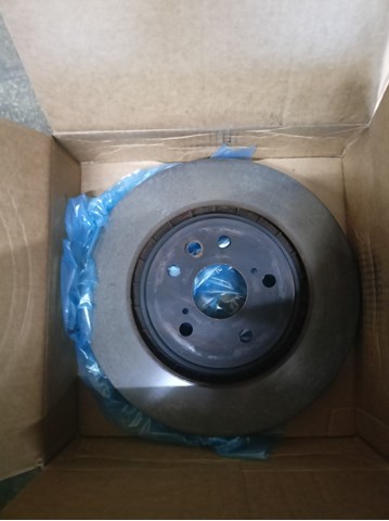 43512F6010 Toyota Гальмо дискове переднє