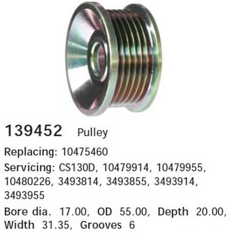 Інерційний шків Cargo 139452 ціна, від 6.24 USD