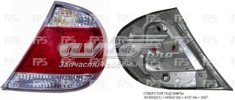Ліхтар задній лівий Depo/Loro/Abakus FP8163F3E