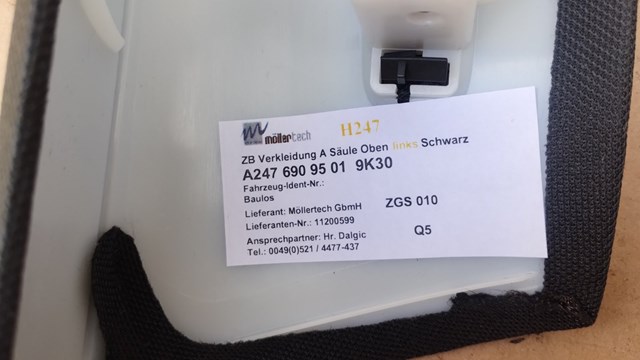  Mercedes A24769095019K30 ціна, від 44.33 USD