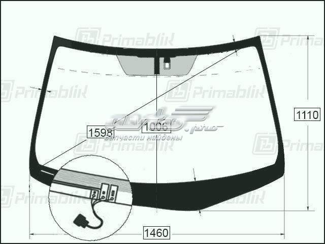 Автоскло Toyota 5610148350 ціна, від 126.61 USD