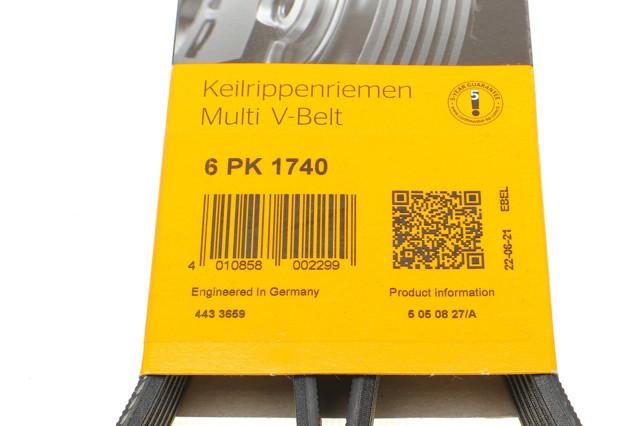 Клиновий ремінь Continental/Siemens 6PK1740 ціна, від 13.11 USD