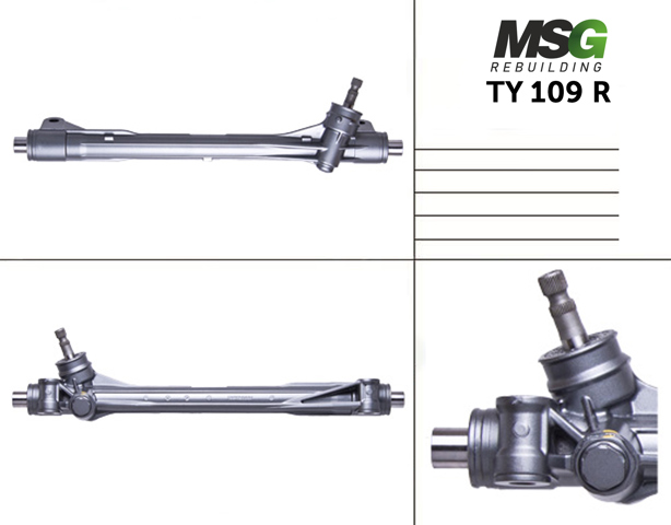 Рульова рейка TY109R MSG Rebuilding