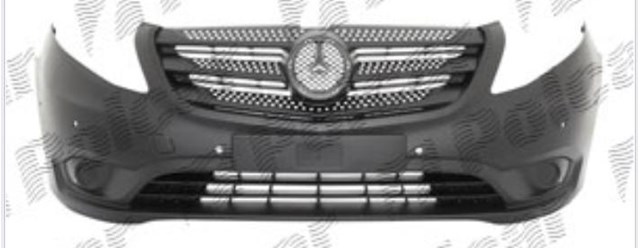 1208872 Autotechteile Бампер передній в зборі