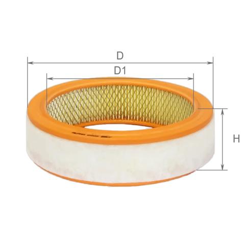 Елемент повітряного фільтра Alpha Filter AF0102 ціна, від 2.63 USD