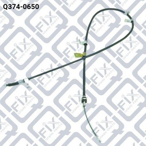 Трос стоянкового гальма задній лівий Q-fix Q3740650 ціна, від 25.34 USD