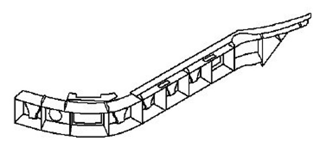 93330080 General Motors Кронштейн бампера заднього, правий