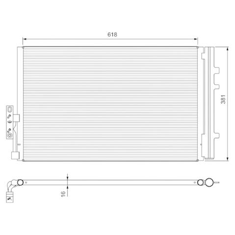 Радіатор кондиціонера CD421004 Koyorad