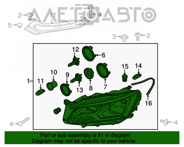 Фара передня права Depo/Loro/Abakus FP7442R2E