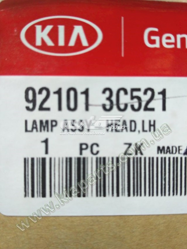 Фара Hyundai/Kia 921013C521