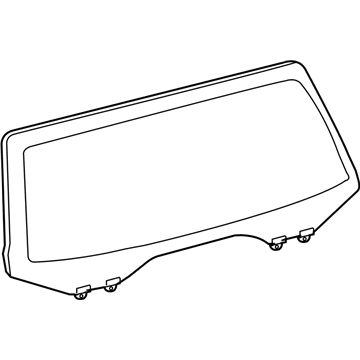 Скло кришки багажника Toyota 681500C050 ціна, від 571.01 USD