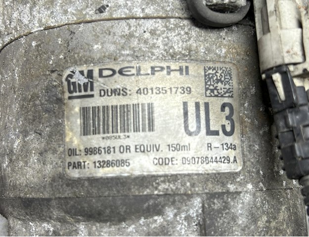 13286085 General Motors Компресор холодоагенту