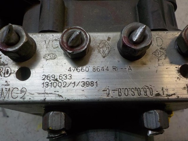 Блок АБС гідравлічний Renault (RVI) 476609404R ціна, від 21.14 USD
