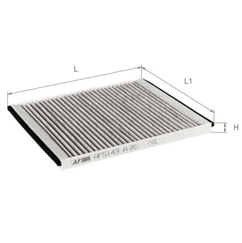 Фільтр повітряний обігрівача Alpha Filter AF5143A ціна, від 3.41 USD