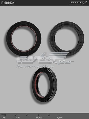 Купити F00103X Emmetec Сальник рульової колонки
