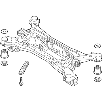 Балка задньої підвіски поперечна Hyundai/Kia 55405C5050 ціна, від 25.14 USD