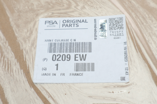 Прокладка ГБЦ Peugeot/Citroen 0209EW ціна, від 41.18 USD