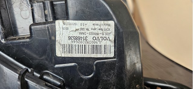 Задній правий стоп Volvo 31468536