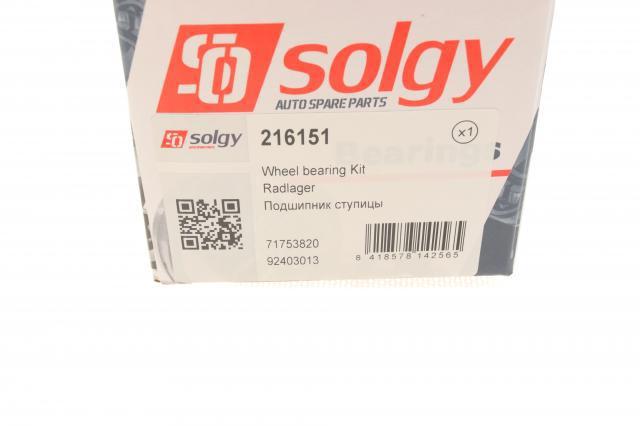 Купити 216151 Solgy Підшипник ступиці передньої