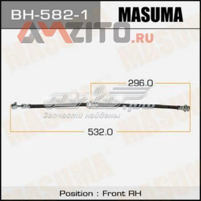 BH5821 Masuma Шланг гальмівний передній, правий
