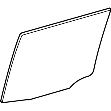 Купити 6811360400 Toyota Скло задніх дверей, правих
