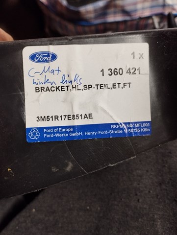 3M51R17E851AE Ford Кріплення бамера ліве