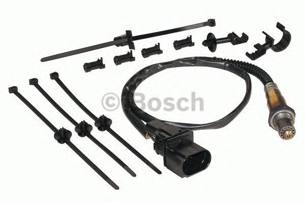Купити 258007357 Bosch Лямбда-зонд, датчик кисню до каталізатора, лівий