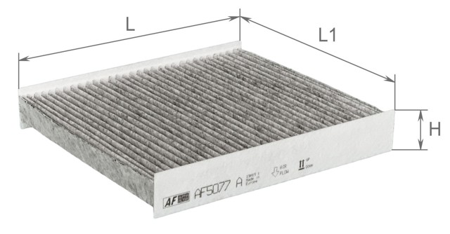 Фільтр повітряний обігрівача Alpha Filter AF5077A ціна, від 3.86 USD