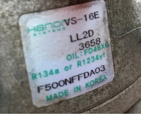 Компресор системи кондиціювання Hyundai/Kia 97701D7200 ціна, від 231.09 USD