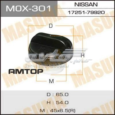 Пробка паливного бака Masuma MOX301 ціна, від 6.38 USD