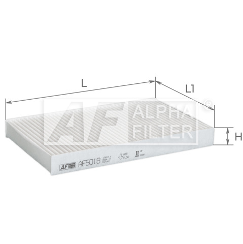 Фільтр повітряний обігрівача Alpha Filter AF5018 ціна, від 3.29 USD