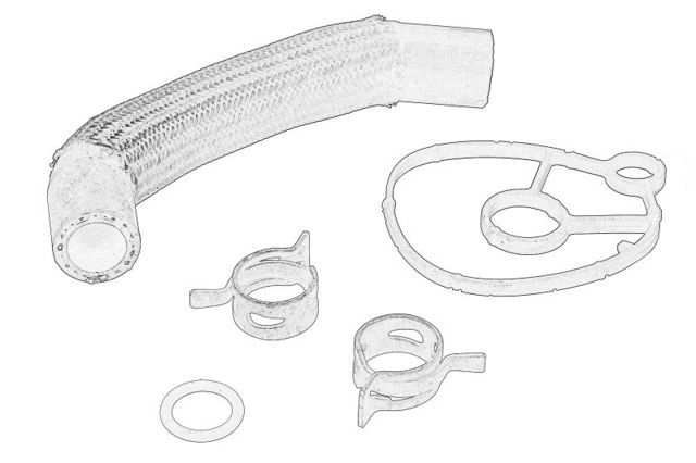 9807439480 Peugeot/Citroen Прокладка адаптера масляного холодильника