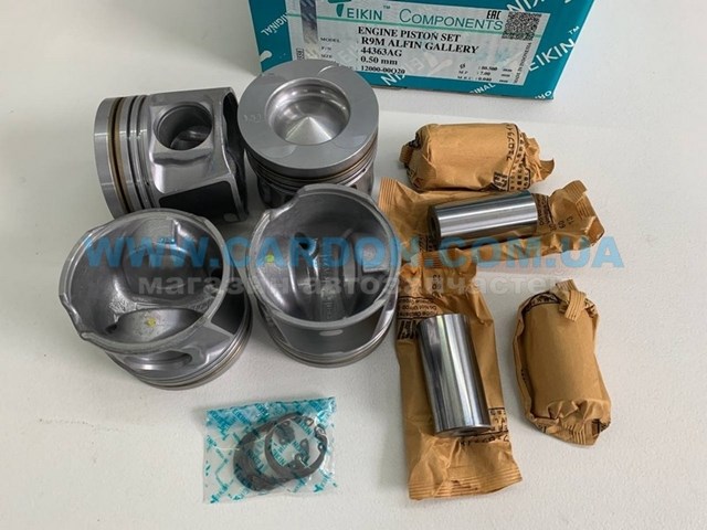 Поршень (комплект на мотор), 2-й ремонт (+0,50) Teikin 44363AG050 ціна, від 197.96 USD